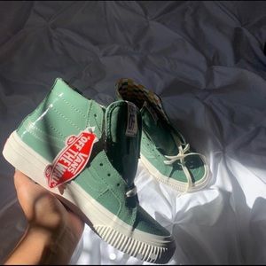 ✩ limited edition sage high top vans ✩
